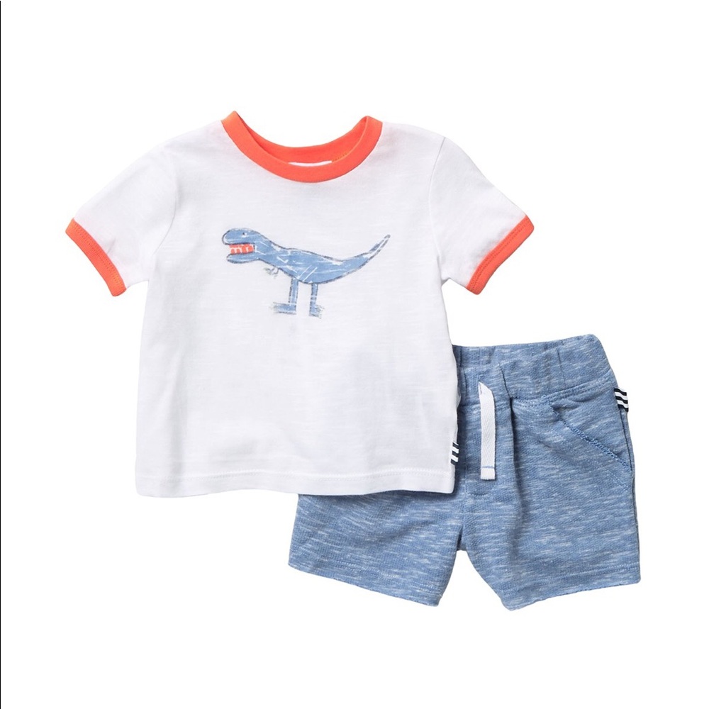 Splendid Infant Boy Dino Print Tee Set, 6-12 M